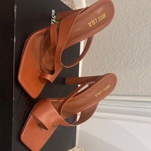 Miss Lola Women's Brown Heels